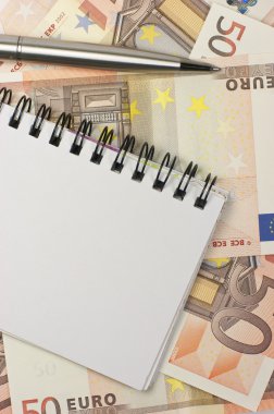 banknotlar. Not defteri