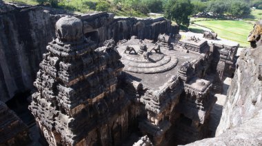 Ellora mağaraları. Hindistan