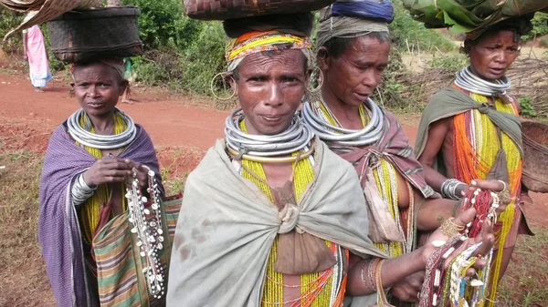 Bonda Frau. orissa. Indien — Stockfoto