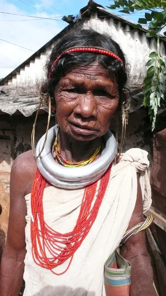 Γκαντάμπα γυναίκα. Orissa. Ινδία — Φωτογραφία Αρχείου