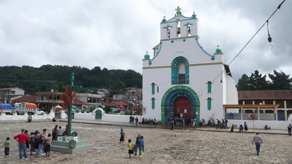 Kyrkan san juan chamula. Mexico — Stockfoto