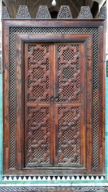 ahşap kapı. arka plan