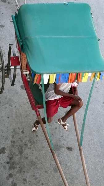 Rickshaw. Toliara. Madagaskar — Stockfoto