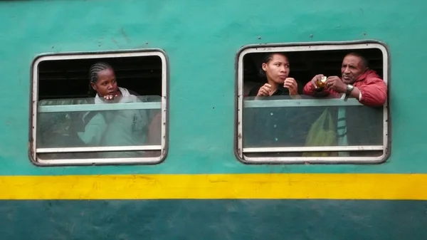 Pociąg. Madagaskar — Zdjęcie stockowe