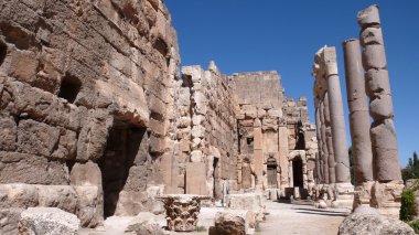 Baalbek Harabeleri. Lübnan