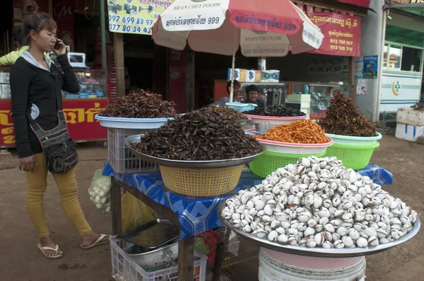 Sen monorom marknaden. Kambodja — Stockfoto