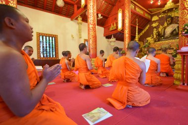 Keşişler, chiang rai, Tayland