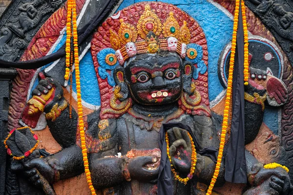 Kaal Bhairav Hinduisk Helgedom Belägen Durbar Square Katmandu Nepal — Stockfoto