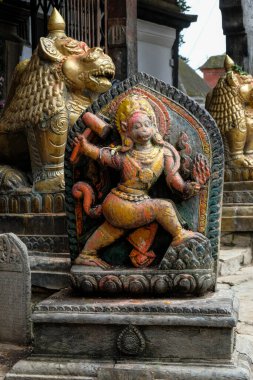 Bagh Bhairab Tapınağı, Kirtipur, Katmandu, Nepal 'de bir kaplan olarak Shiva' nın vücut bulmasına adanmış tarihi bir Hindu tapınağıdır..