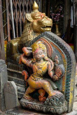 Bagh Bhairab Tapınağı, Kirtipur, Katmandu, Nepal 'de bir kaplan olarak Shiva' nın vücut bulmasına adanmış tarihi bir Hindu tapınağıdır..