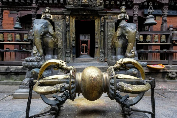 Patan Nepal Ottobre 2021 Tempio Oro Monastero Buddista Fondato Nel — Foto Stock