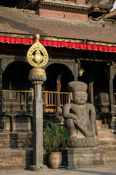 Dattatreya Tapınağı Katmandu Vadisi Nepal Deki Bhaktapur Bulunan Bir Hindu — Stok fotoğraf