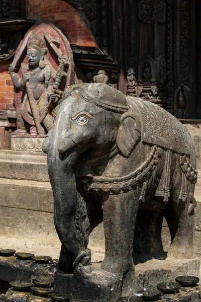 Detail Des Changu Narayan Tempels Der Als Ältester Tempel Nepals — Stockfoto