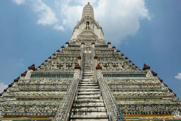 Bangkok Thailandia Gennaio 2022 Dettaglio Del Tempio Buddista Wat Arun — Foto Stock