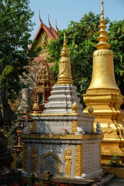 Siem Reap, Kamboçya - Şubat 2022: Siem Reap 'teki Wat Bo Tapınağı 9 Şubat 2022 Kamboçya.