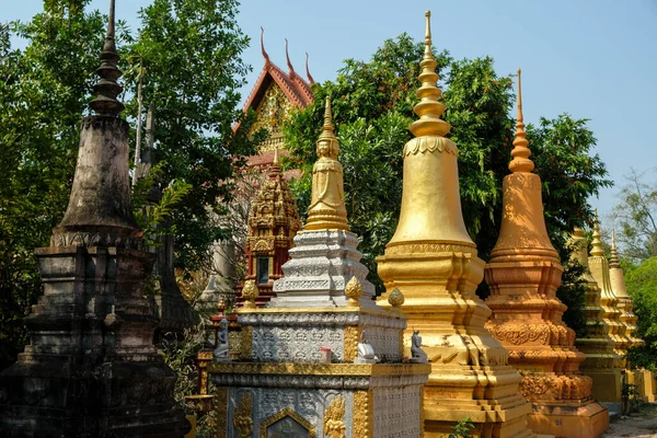 Siem Reap Camboja Fevereiro 2022 Templo Wat Siem Reap Fevereiro — Fotografia de Stock