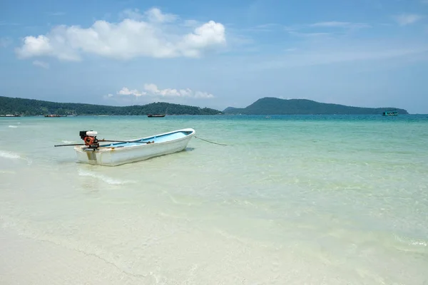 Saracen Bay Beach Острове Ронг Самлом Камбодии — стоковое фото