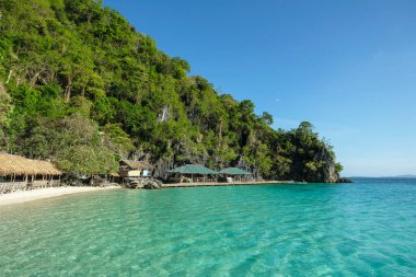 Coron, Filipinler - Mayıs 2022: 9 Mayıs 2022 'de Filipinler' in başkenti Palawan 'da ada atlaması.