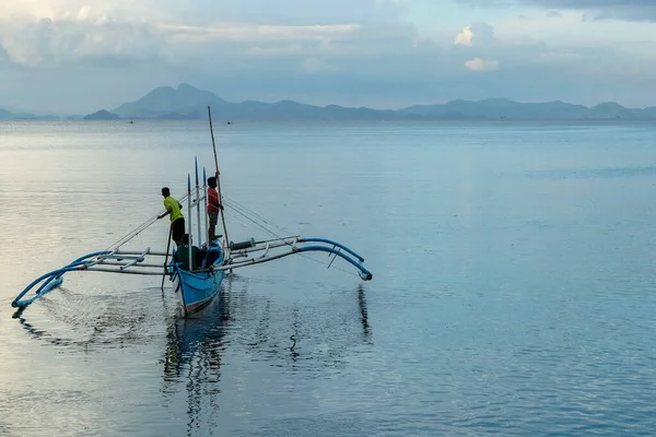 Taytay Philippinen Mai 2022 Fischer Einem Strand Taytay Mai 2022 — Stockfoto