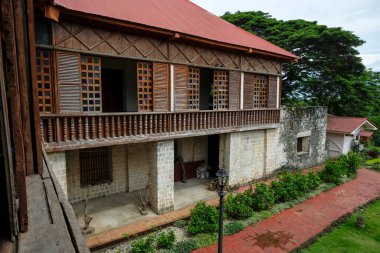 Siquijor, Filipinler - Haziran 2022: Lazi Kilisesi Manastırı 22 Haziran 2022 tarihinde Lazi, Siquijor, Filipinler 'de yapılan en büyük manastır..