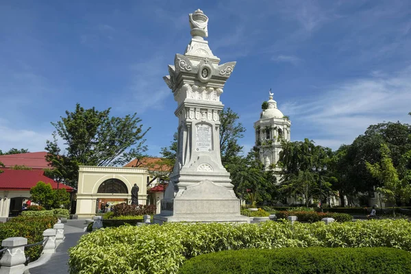 Vigan Philippines August 2022 Detail Burgos Square Vigan August 2022 — 스톡 사진