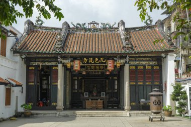 George Town, Malezya - Ekim 2022: Tokong Han Jiang, Han Jiang Atalarının Tapınağı, 11 Ekim 2022 tarihinde Penang, Malezya 'da George Town' daki tek Teochew tarzı tapınaktır.