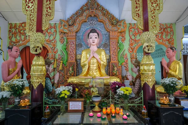 George Town Malaisie Octobre 2022 Vues Temple Bouddhiste Birman Dhammikarama — Photo