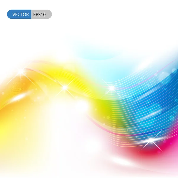 Abstract Colored Wave Vector Background