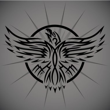soyut kartal amblemi