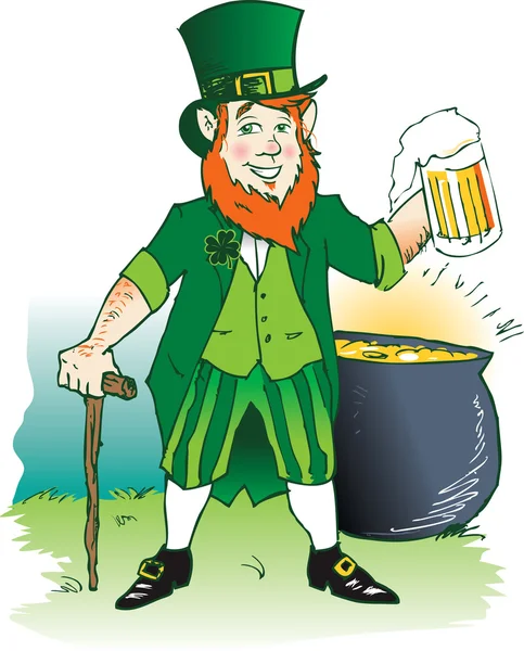 Leprechaun Ale — Stock vektor