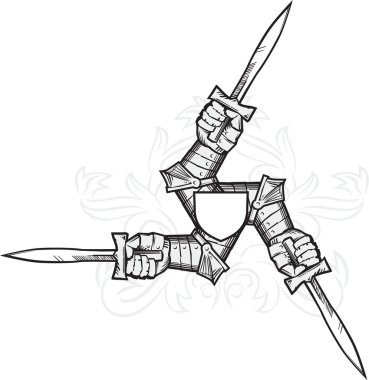 Orta Çağ triskelion