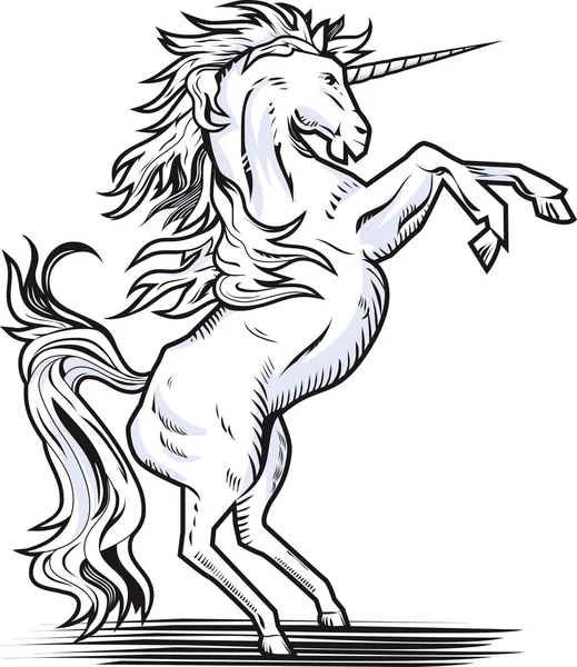 Uppfödning unicorn — Stock vektor