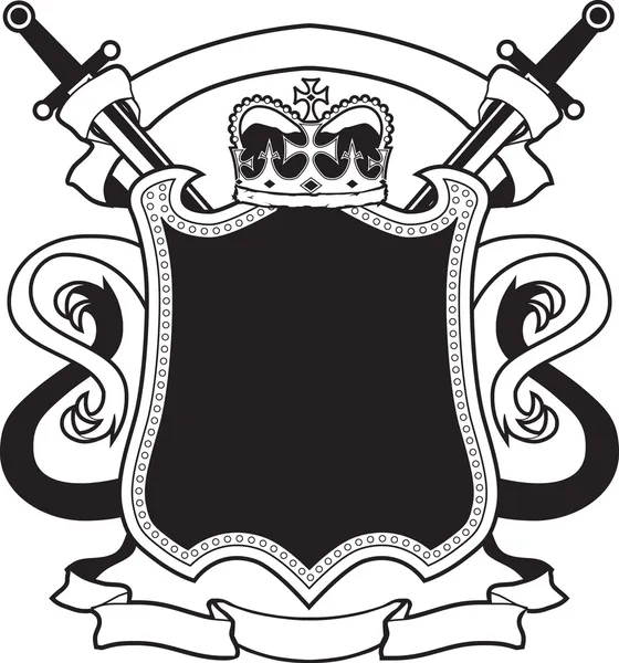 King 's Crest — стоковый вектор