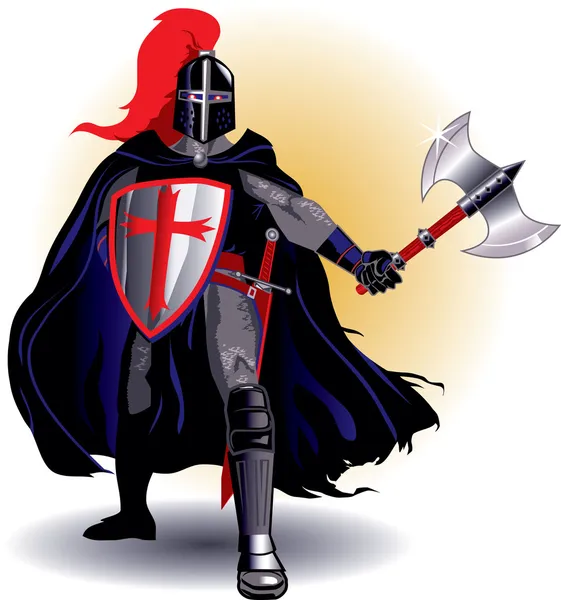 Black Knight — Stock Vector