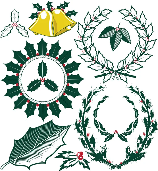 Colección Holly — Vector de stock