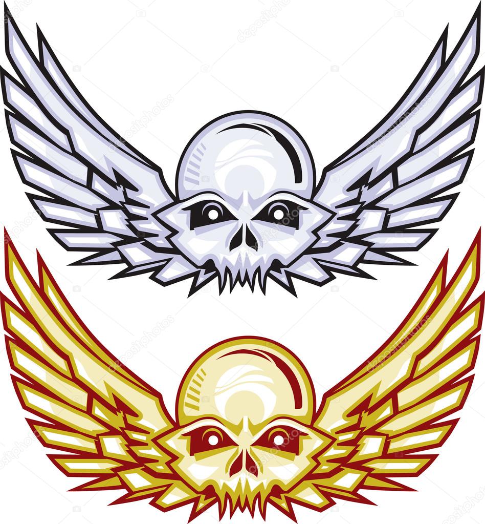 Winged Raider Skulls