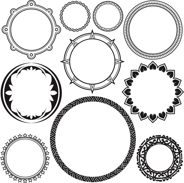 Diseños de anillo — Archivo Imágenes Vectoriales