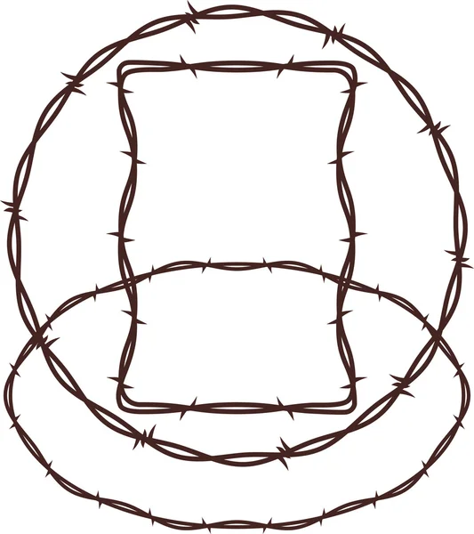 Taggtråd — Stock vektor
