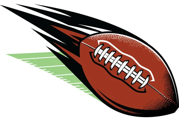 Football Comet — Stock Vector