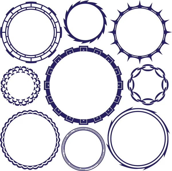 Disegni ad anello — Vettoriale Stock