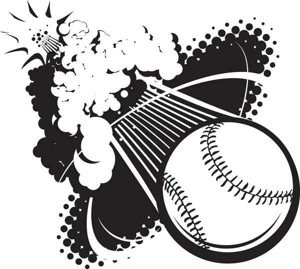 Sonic Boom Baseball — Stock Vector