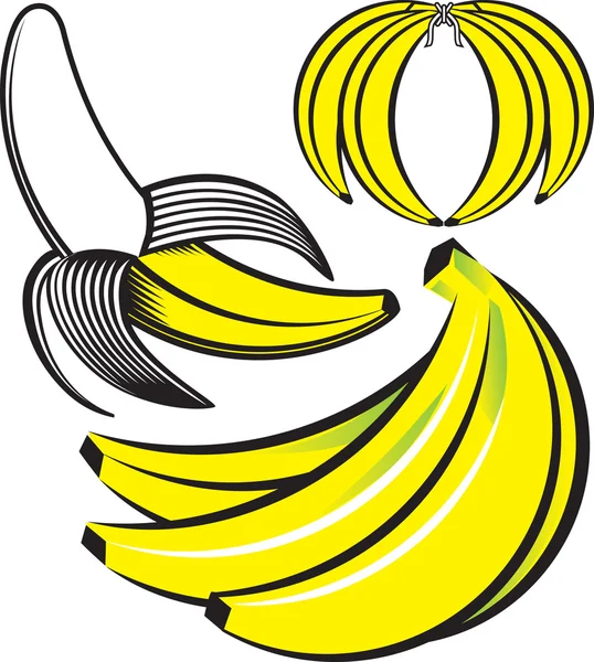 Bananenkunst — Stockvektor