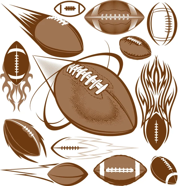 Football Collection — Stock Vector