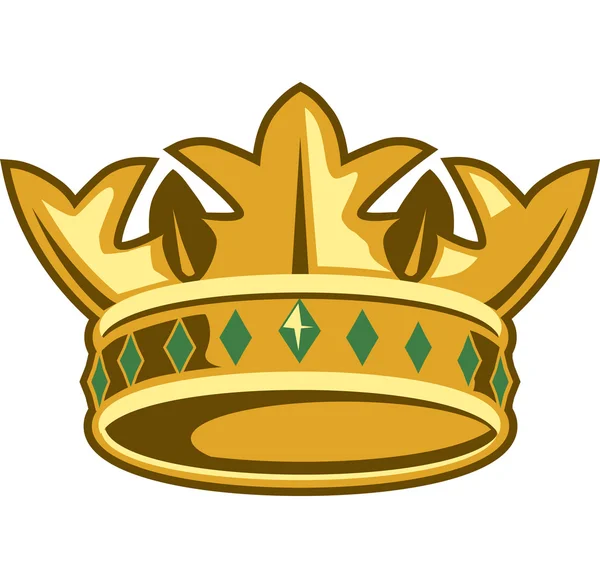 Bronze Crown — Stock Vector