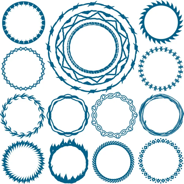 Ringen en donuts — Stockvector