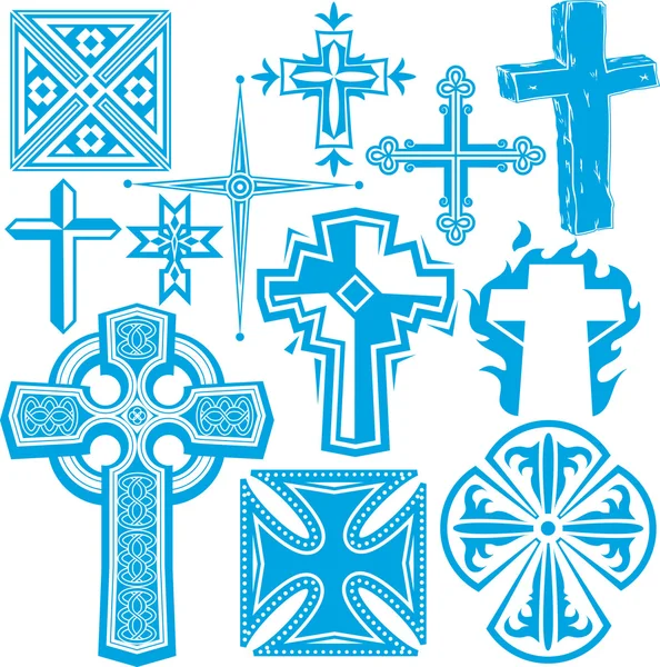 Cross Collection — Stock Vector