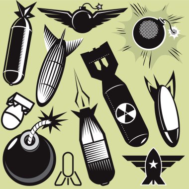 Bomb Collection clipart