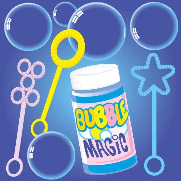 Magie des bulles — Image vectorielle