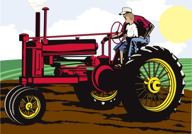 Baba ve oğul tarım