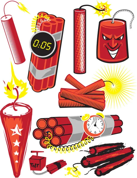 Colección Dynamite — Vector de stock